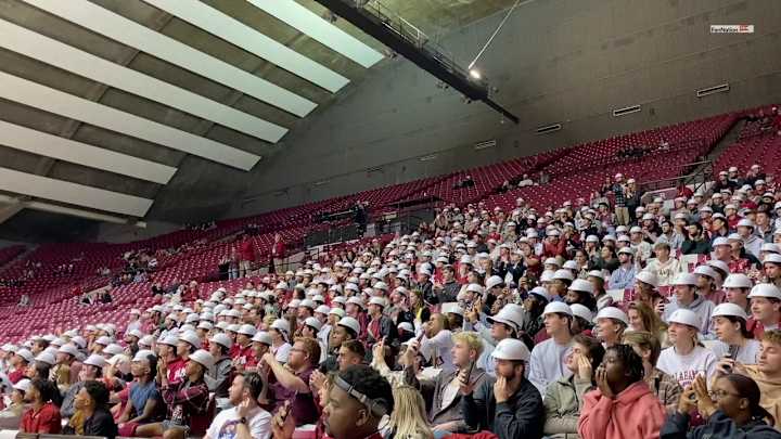Coleman Coliseum Reacts to Bryce Young's Heisman Win