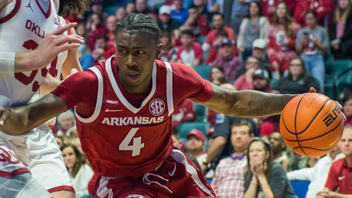 WATCH: Davonte Davis After Razorbacks Fall at BOK Center in Tulsa