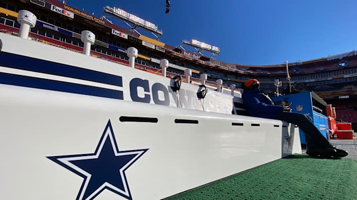 Benched! Why'd Cocky Cowboys Bring Their Own Sideline Seats to Washington?