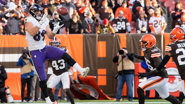 Mark Andrews, Marquise Brown Close to Milestones for Ravens