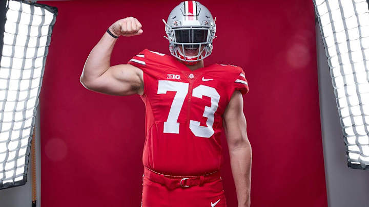 2022 St. Clairsville, Ohio, Offensive Tackle Avery Henry Signs With Ohio State
