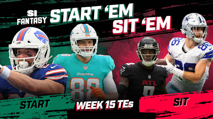 Start 'Em, Sit 'Em Fantasy Football Week 15: Tight Ends - Sleepers, Fades, Matchups, DFS Bargains