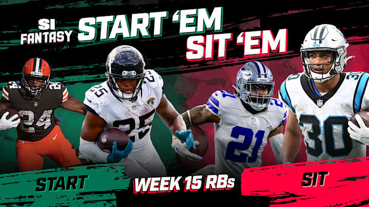 Start 'Em, Sit 'Em Fantasy Football Week 15: Running Backs - Sleepers, Fades, Matchups, DFS Bargains