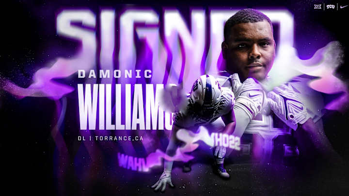 Cal Football: Surprise! DT Damonic Williams Flips Once More, Signs with TCU Cal Football: Surprise! DT Damonic Williams Flips Once More, Signs with TCU