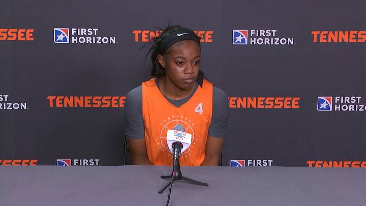 Watch: Lady Vols PG Talks to Media Before Stanford Game