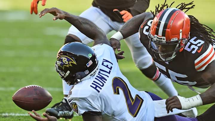 Tyler Huntley May Start for Ravens Against Browns Tyler Huntley May Start for Ravens Against Browns