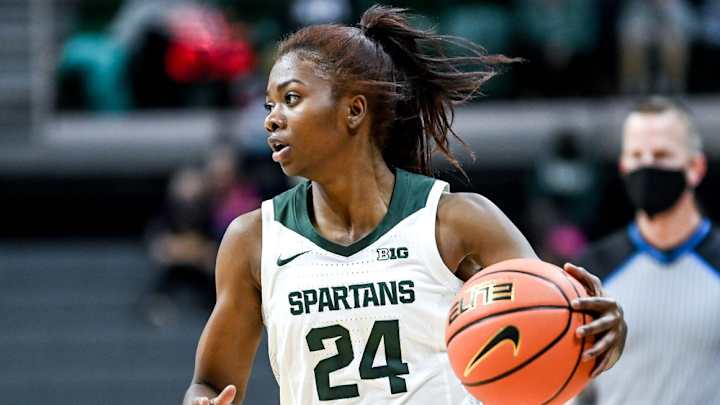 Michigan State's Nia Clouden makes history