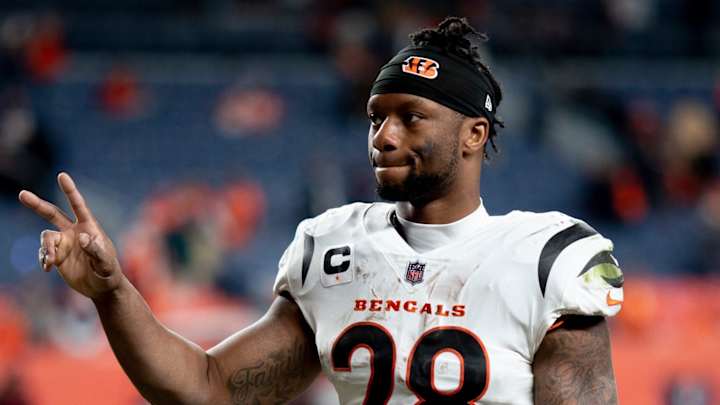 Joe Mixon Back at Practice Ahead of Sunday's Matchup Against Ravens