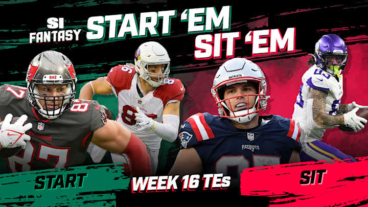 Start 'Em, Sit 'Em Fantasy Football Week 16: Tight Ends - Sleepers, Fades, Matchups, DFS Bargains
