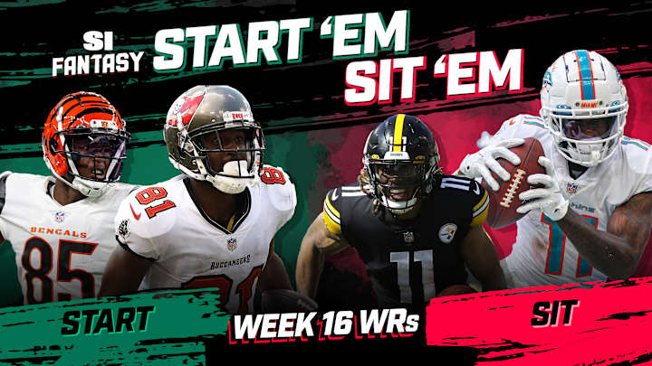 Start 'Em, Sit 'Em Fantasy Football Week 16: Wide Receivers - Fades, Sleepers, Matchups, DFS Bargains