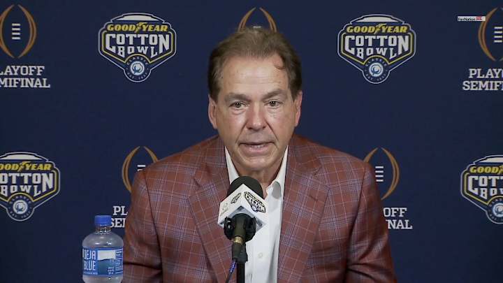 Everything Nick Saban Said the Day Before the Cotton Bowl Everything Nick Saban Said the Day Before the Cotton Bowl