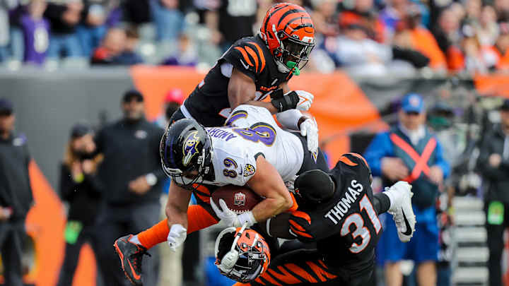 Shorthanded Ravens Routed By Bengals, Playoff Hopes in Jeopardy