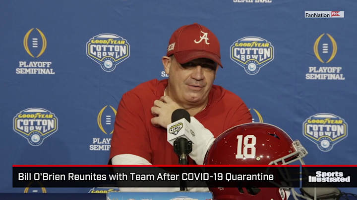Alabama OC Bill O'Brien Rejoins Team in Texas for Cotton Bowl
