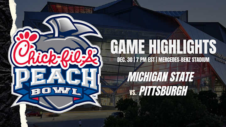 Peach Bowl Game Recap: Live Highlights From Michigan State vs. Pitt Peach Bowl Game Recap: Live Highlights From Michigan State vs. Pitt
