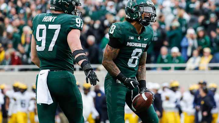OC Jay Johnson: Michigan State's Jalen Nailor, Jayden Reed to play in Peach Bowl