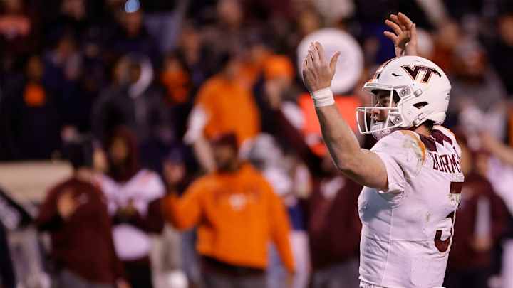 Virginia Tech Adds Yankees Logo to Pinstripe Bowl Helmet
