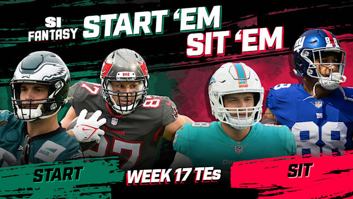 Start 'Em, Sit 'Em Fantasy Football Week 17: Tight Ends - Sleepers, Fades, Matchups, DFS Bargains