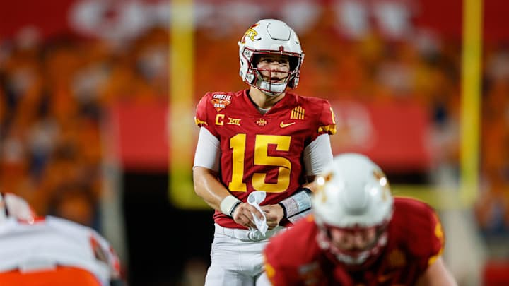 Iowa State QB Brock Purdy Channels Cheez-It Bowl Energy With Wild Pick-Six