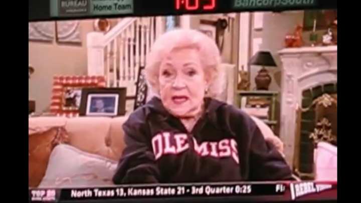 Remembering Betty White's "Hotty Toddy" Cheer in 2012