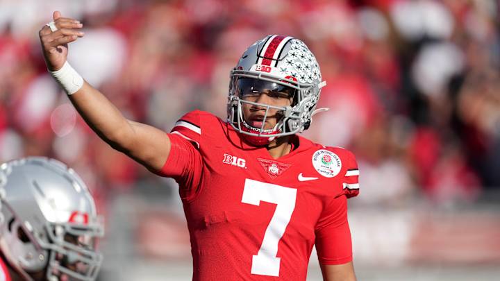 C.J. Stroud Surpasses Justin Fields on Big Ten's Single-Season Passing Touchdowns List