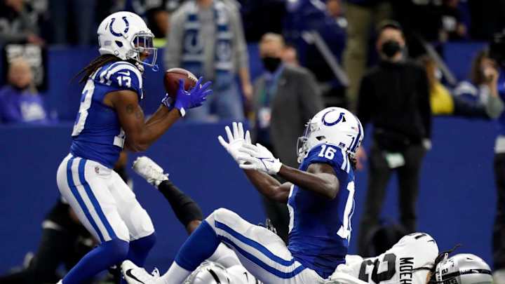 WATCH: Colts' T.Y. Hilton Makes Circus Catch for TD vs. Raiders