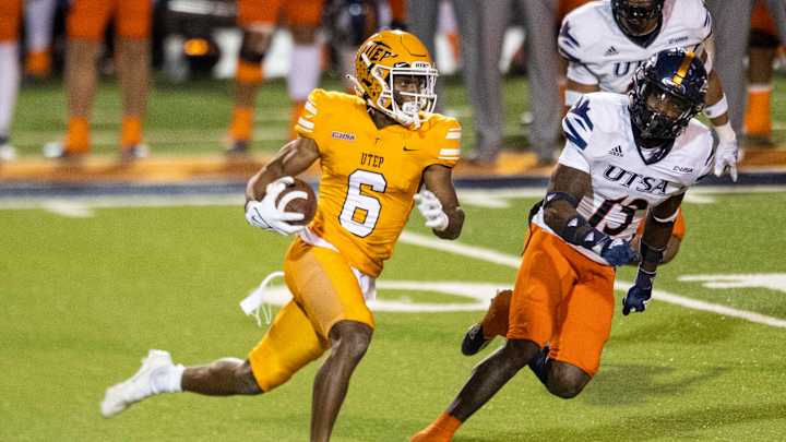 Oregon Makes Top Five for UTEP Transfer WR Jacob Cowing