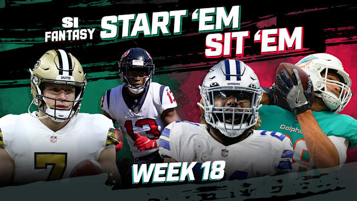 Start 'Em, Sit 'Em Fantasy Football Week 18