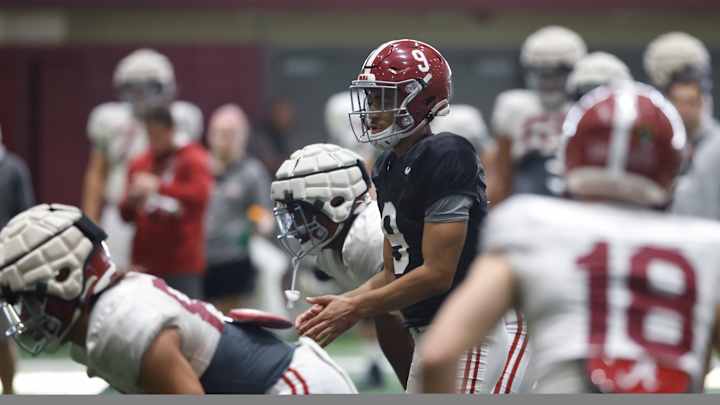 Video and Photos from Alabama's Wednesday Practice for the CFP Championship Game