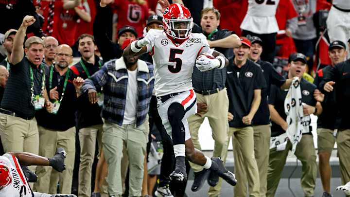 Kirby Smart Was Screaming Two Words at Kelee Ringo During His Game-Sealing Pick-Six