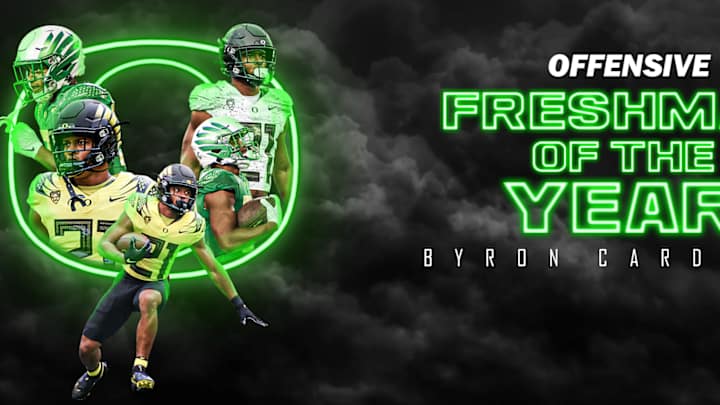 2021 Ducks Digest Football Awards: Byron Cardwell Wins Offensive Freshman of the Year