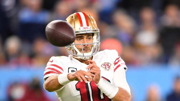 Jimmy Garoppolo Player Prop Bets for the NFL Playoffs - San Francisco vs. Los Angeles