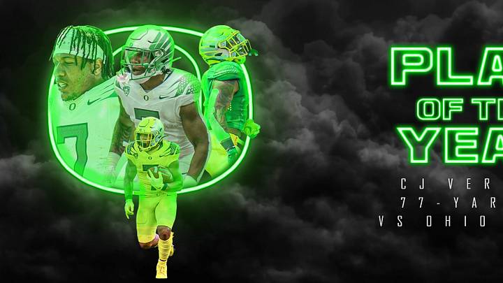 2021 Ducks Digest Football Awards: CJ Verdell Wins Play of the Year 2021 Ducks Digest Football Awards: CJ Verdell Wins Play of the Year