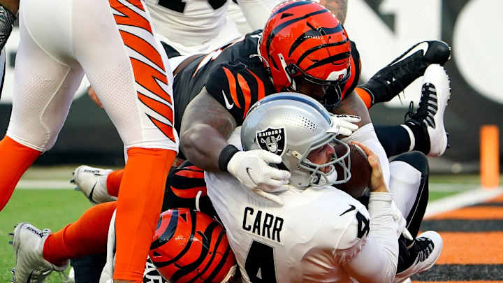 Raiders Season Ends in 26-19 Loss in Cincinnati Raiders Season Ends in 26-19 Loss in Cincinnati