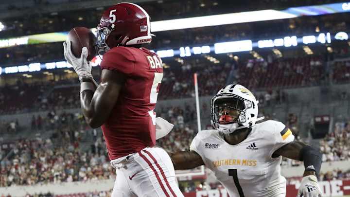 Alabama Transfer WR Javon Baker Talks Surprise Official Visit With Gators Alabama Transfer WR Javon Baker Talks Surprise Official Visit With Gators