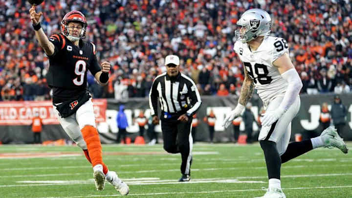Raiders-Bengals Officiating Crew Not Expected to Officiate this Postseason