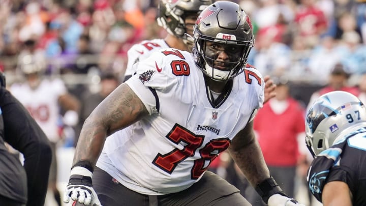 Buccaneers vs. Rams Divisional Round Inactive List: Tristan Wirfs Out