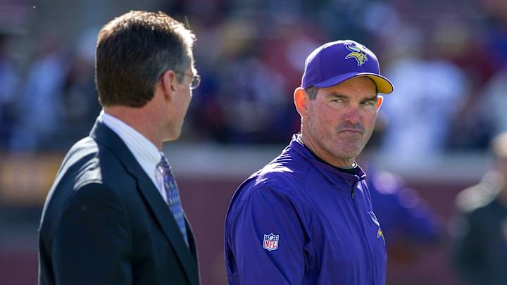 Details Continue to Emerge About Messy End of Vikings' Mike Zimmer-Rick Spielman Era Details Continue to Emerge About Messy End of Vikings' Mike Zimmer-Rick Spielman Era