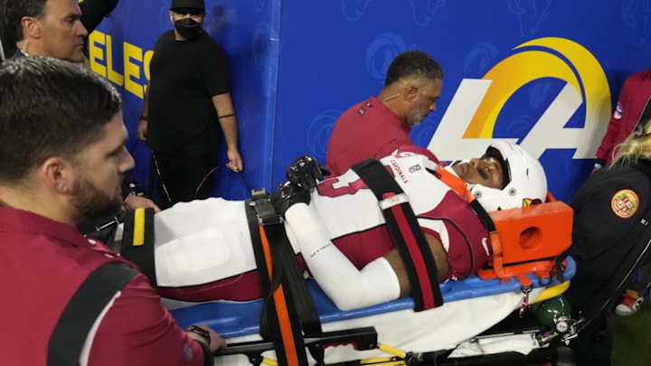 Ex-Husky Baker Taken from NFL Playoff Game on Stretcher, But Cardinals Say He's OK