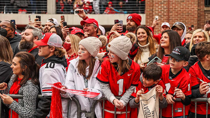 Georgia Fans Break Records Following National Championship Win Georgia Fans Break Records Following National Championship Win