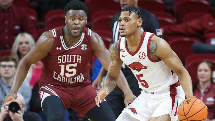 WATCH: Hog's Au'Diese Toney Looking Ahead to Ole Miss Game