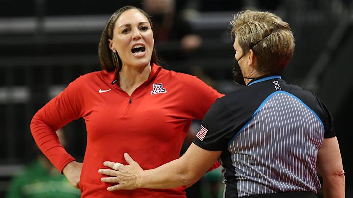 Pac-12 Reprimands Arizona Coach Adia Barnes for Comments After Loss to Oregon