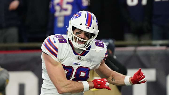 Dawson Knox Player Prop Bets for the NFL Playoffs - Buffalo vs. Kansas City