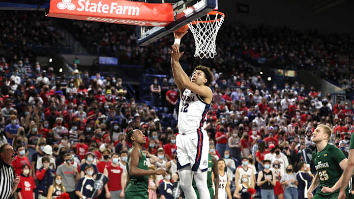 Recap: No. 1 Gonzaga overcomes first-half scare against USF Dons