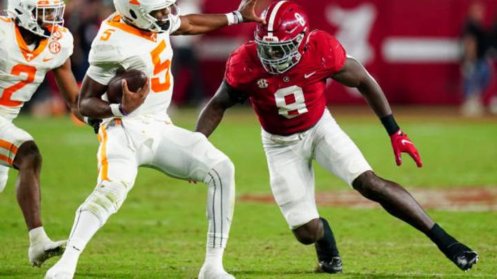 Raiders Defensive Draft Prospects: Alabama’s Christian Harris Raiders Defensive Draft Prospects: Alabama’s Christian Harris