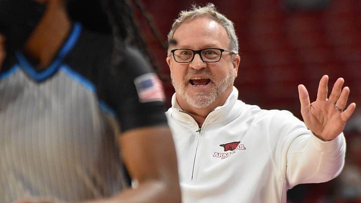 WATCH: Razorbacks' Mike Neighbors Looks at Utah Game