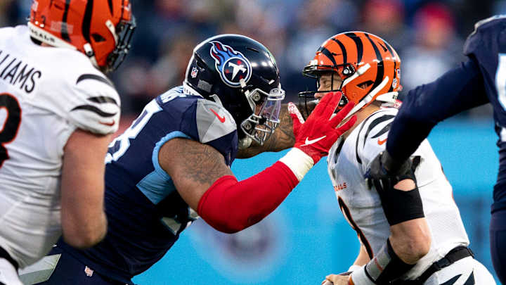 Former Mississippi State DL Jeffery Simmons Records Big Day in Titans Playoff Loss