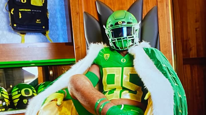 Elijah Rushing Locks in Oregon Spring Visit