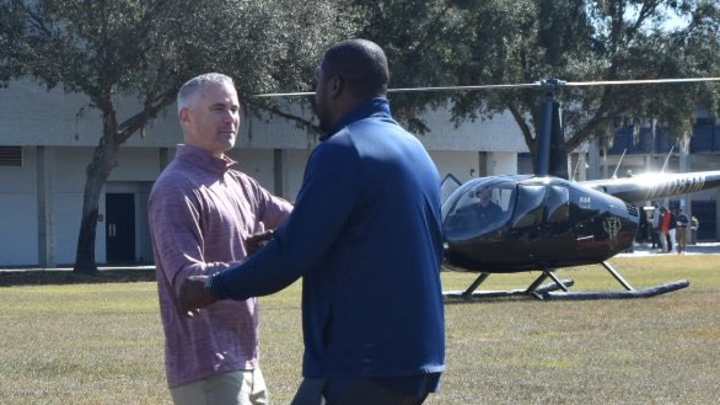 WATCH: Mike Norvell and Florida State staff recruiting via helicopter