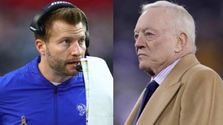 Sean McVay vs. Jerry Jones: Clashing Messages to Cowboys, Rams & Niners Fans