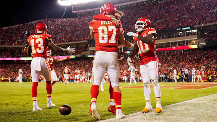 Watch: Travis Kelce Mic'd Up for Game-Winning Score Against Buffalo